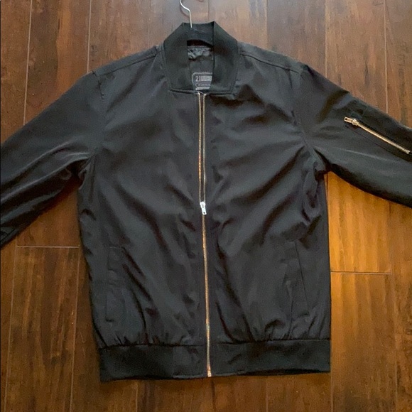 Black Forever21 Bomber Jacket - Picture 2 of 6